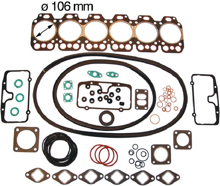 Motordichtsatz Durchmesser 106 mm passend zu Steyr Motor anstelle von Steyr 161160010701 GartenShop24 - Hochwertige Gartengeräte