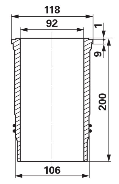 Kolbenbuchsensatz Kolbenbolzen 32 x 78 mm passend zu Steyr WD406 – Buchsendurchmesser 92 mm GartenShop24 - Hochwertige Gartengeräte