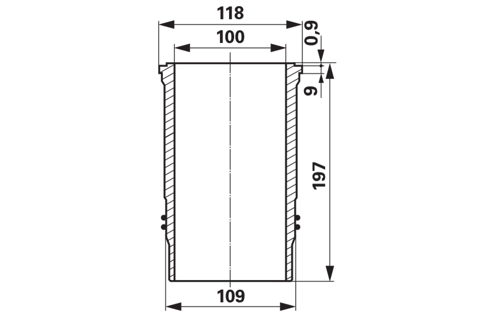 Kolbenschmidt Kolbenbuchsensatz Kolbenbolzen 38 x 83 mm passend zu Steyr WD311/411/611 Kolbenschmidt