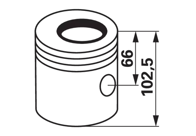 Kolbenbuchsensatz MWM-Saugmotor D226-B3, D226-B4, D226-B6 GartenShop24 - Hochwertige Gartengeräte