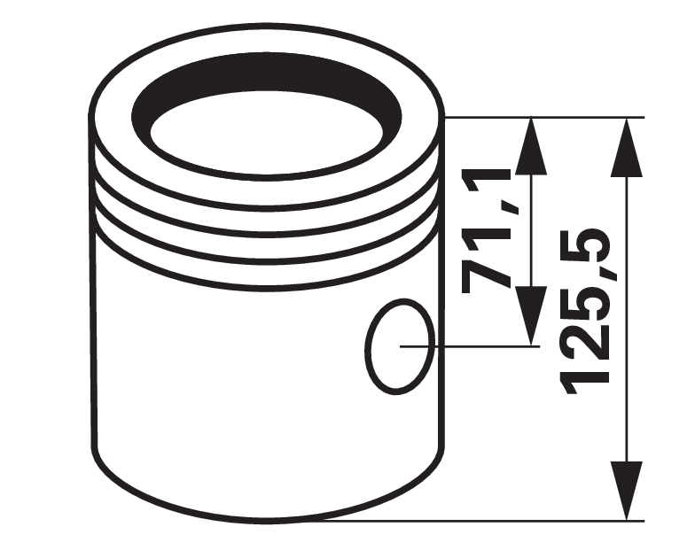 Kolbenbuchsensatz Kolbenbolzen 47,61 x 91,45 mm 3 Ringe passend für John Deere 6610-8400 GartenShop24 - Hochwertige Gartengeräte