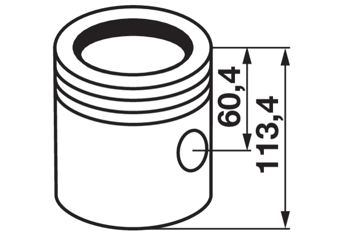 Kolbenschmidt Kolbenbuchsensatz Kolbenbolzen 35 x 82 mm zu Motor D226-3.2, D226-4.2, D226-6.2 Kolbenschmidt