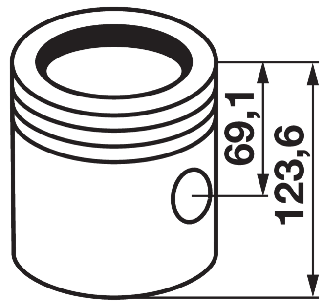 Kolbenschmidt Kolbenbuchsensatz Kolbenbolzen 35 x 80 mm zu Motor F3L913, F4L913, F6L913 passend für Deutz-Fahr FL913 Kolbenschmidt