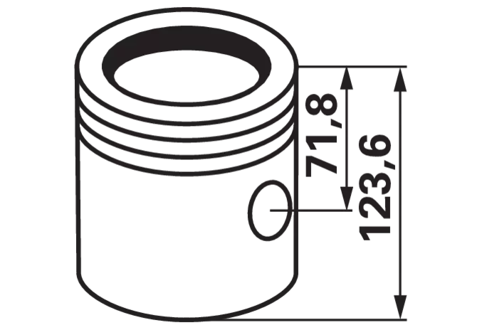 Kolbenschmidt Kolbenbuchsensatz Kolbenbolzen 35 x 80 mm zu Motor F2L912, F3L912, F4L912, F6L912 Kolbenschmidt