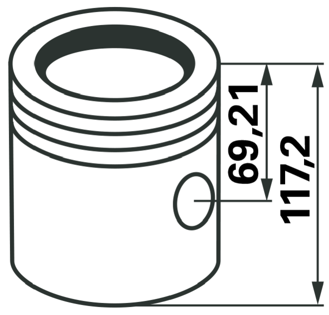 Kolbenschmidt Kolbenbuchsensatz Kolbenbolzen 35 x 80 mm zu Motor F4L913D, F6L913D Kolbenschmidt