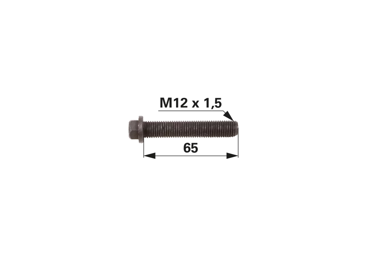 Pleuelschraube 12 x 65 mm anstelle von Deutz-Fahr 04157075 – Schlüsselweite 13 mm, Länge 65 mm GartenShop24 - Hochwertige Gartengeräte