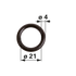 O-Ring Saugrohr für Motorölpumpe 21 x 4 mm GartenShop24 - Hochwertige Gartengeräte
