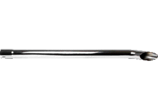 Endrohr Chrom für Auspuff – ID 63 mm, Länge 1067 mm GartenShop24 - Hochwertige Gartengeräte