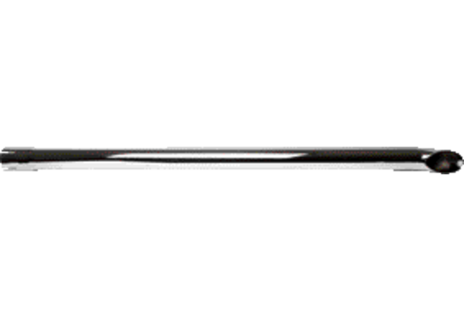 Endrohr Chrom für Auspuff – ID 63 mm, Länge 1220 mm GartenShop24 - Hochwertige Gartengeräte