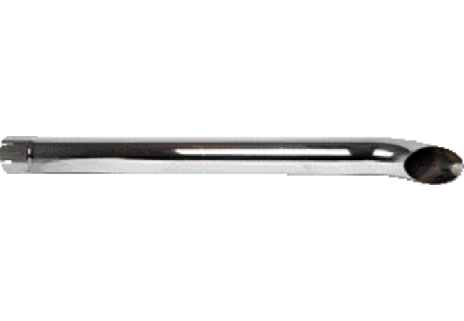 Endrohr Chrom für Auspuff, ID 101 mm, Länge 1220 mm GartenShop24 - Hochwertige Gartengeräte