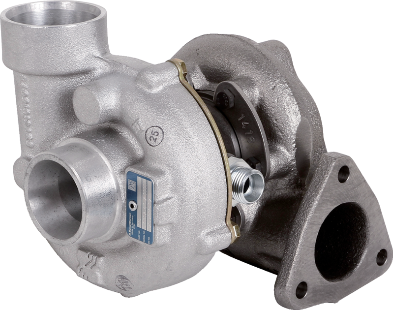 BorgWarner Turbolader anstelle von Steyr 131185110115 Ansaugseite Schlauchanschluss Ø 48 mm BorgWarner