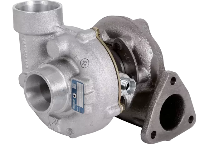 BorgWarner Turbolader anstelle von Steyr 131185110115 Ansaugseite Schlauchanschluss Ø 48 mm BorgWarner