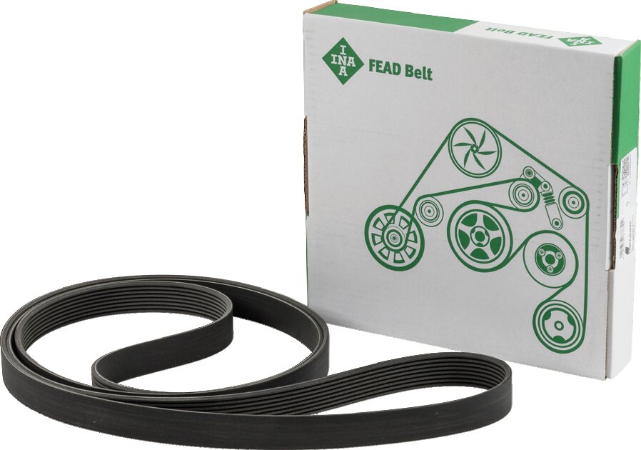 Ina Keilrippenriemen 8 PK 3034 mm, mit Druckluft, mit Klima anstelle von John Deere L202229 Ina