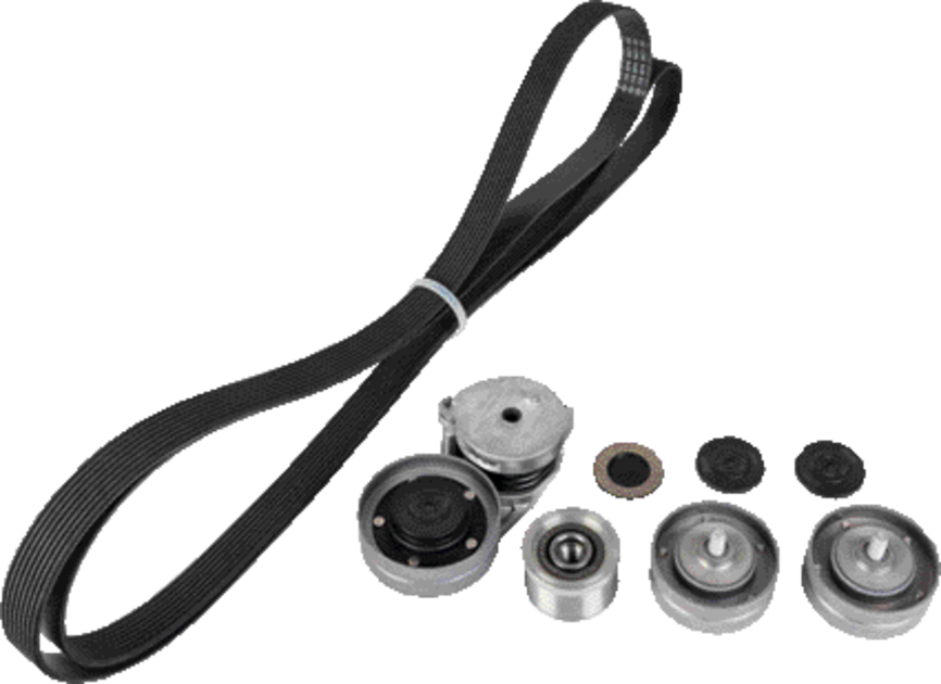 Ina Keilrippenriemensatz 8PK 3021 mm – mit Druckluft, mit Klima – passend für John Deere Ina