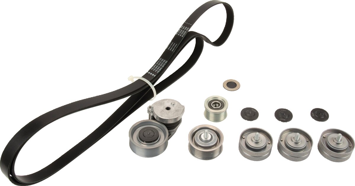 Ina Keilrippenriemensatz 8PK 3274 mm, mit Druckluft, mit Klima passend zu John Deere Ina