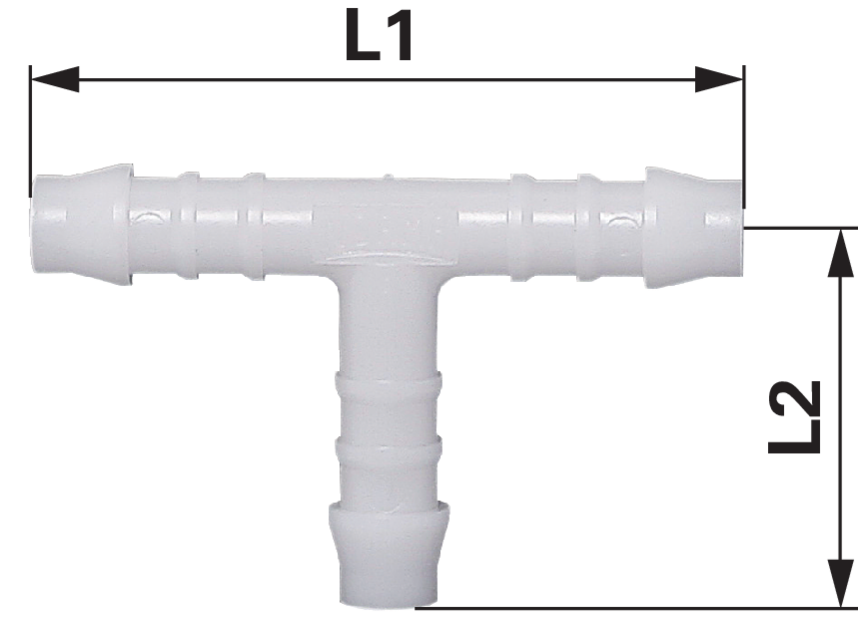 T-Schlauchverbinder PVC für Schlauch 5 mm GartenShop24 - Hochwertige Gartengeräte