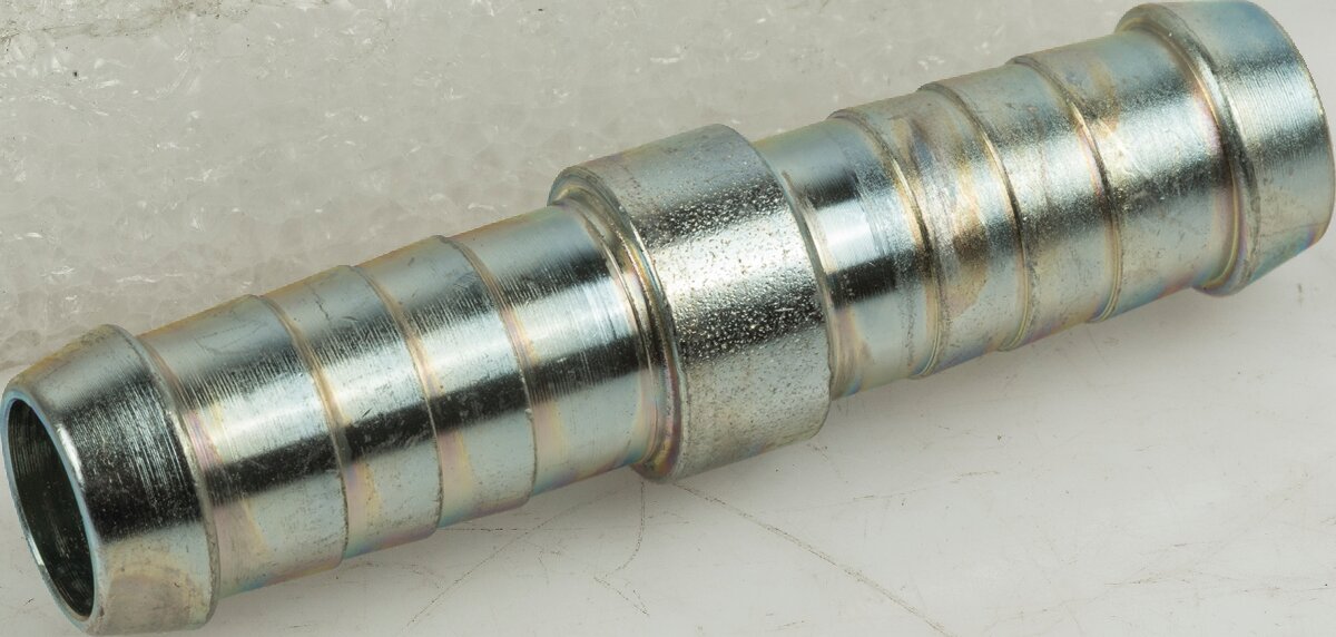 Schlauchverbinder Stahl verzinkt gerade für Schlauch 15 mm GartenShop24 - Hochwertige Gartengeräte