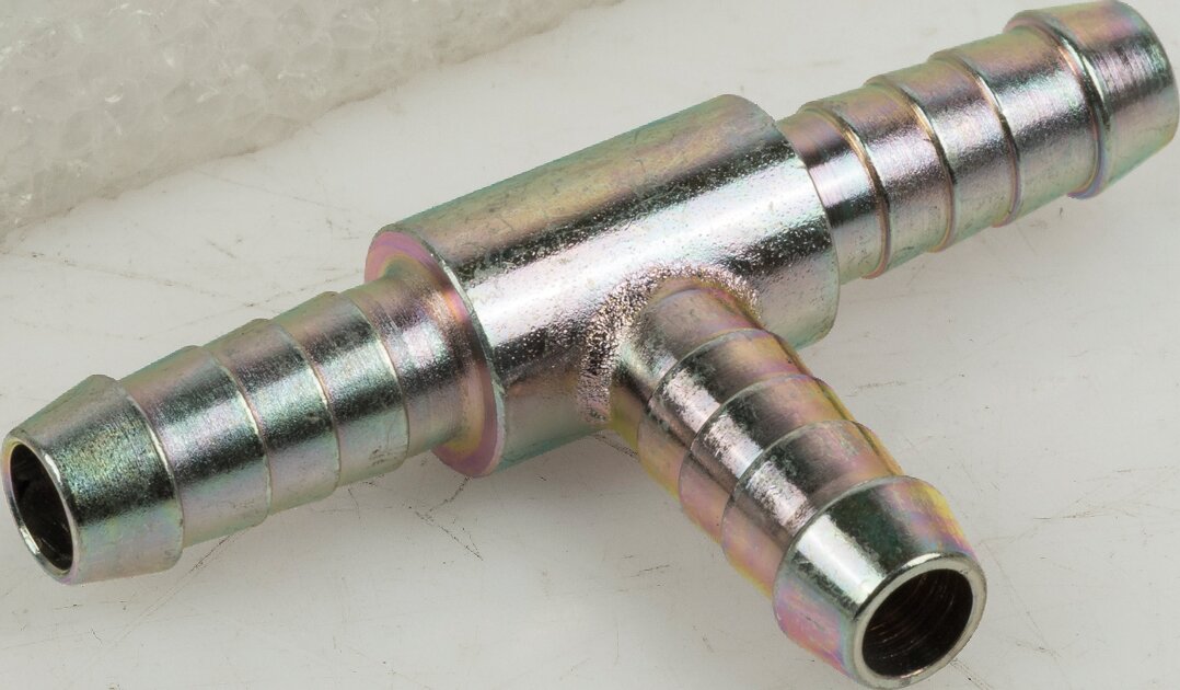 T-Schlauchverbinder Stahl verzinkt für Schlauch 10 mm GartenShop24 - Hochwertige Gartengeräte