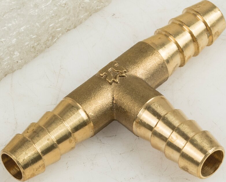 T-Schlauchverbinder Messing für Schlauch 10 mm GartenShop24 - Hochwertige Gartengeräte