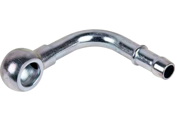 Ringanschluss NG 5, M8, 90 Grad gebogen, einfach, für Hohlschraube M8 GartenShop24 - Hochwertige Gartengeräte