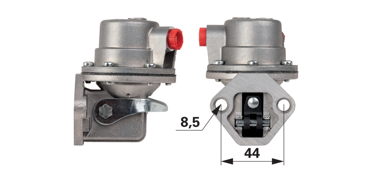 Kraftstoffpumpe mit Dichtung passend zu Carraro GartenShop24 - Hochwertige Gartengeräte