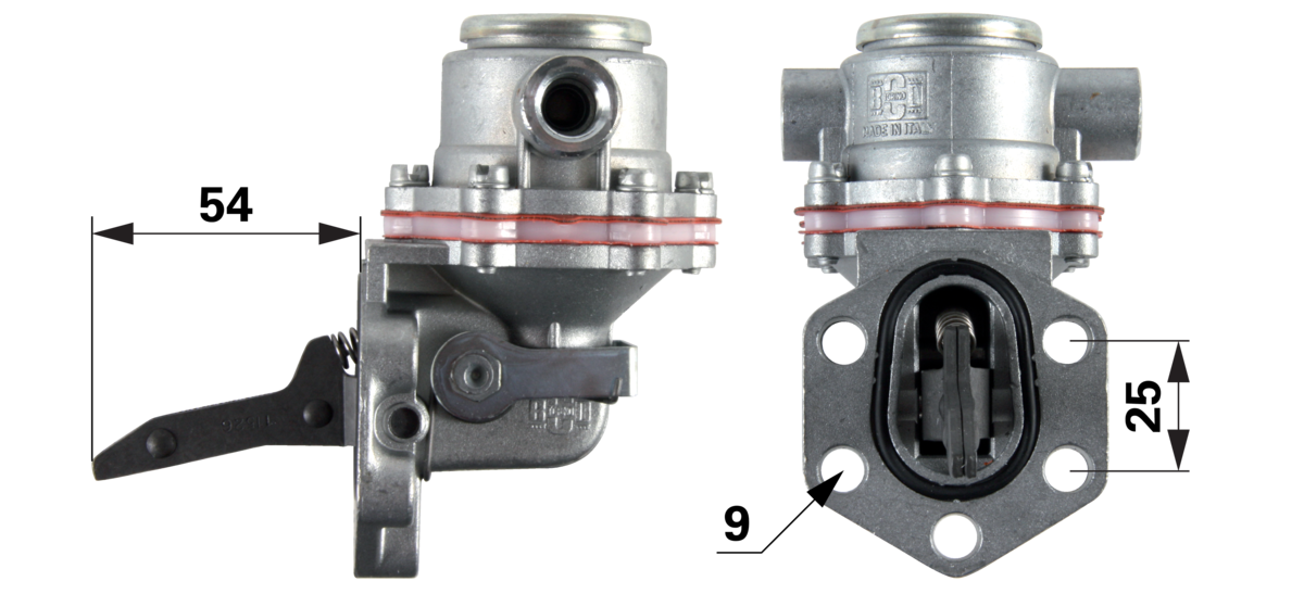 Kraftstoffpumpe anstelle von Steyr 142000080736 mit Dichtring GartenShop24 - Hochwertige Gartengeräte