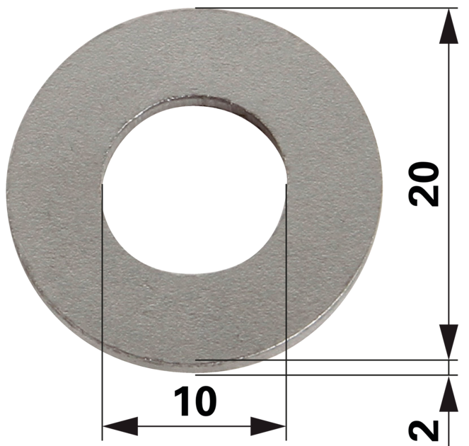 Düsenring 20 x 10 x 2 mm passend zu MWM-Motor GartenShop24 - Hochwertige Gartengeräte