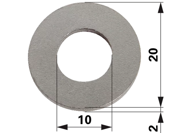 Düsenring 20 x 10 x 2 mm passend zu MWM-Motor GartenShop24 - Hochwertige Gartengeräte