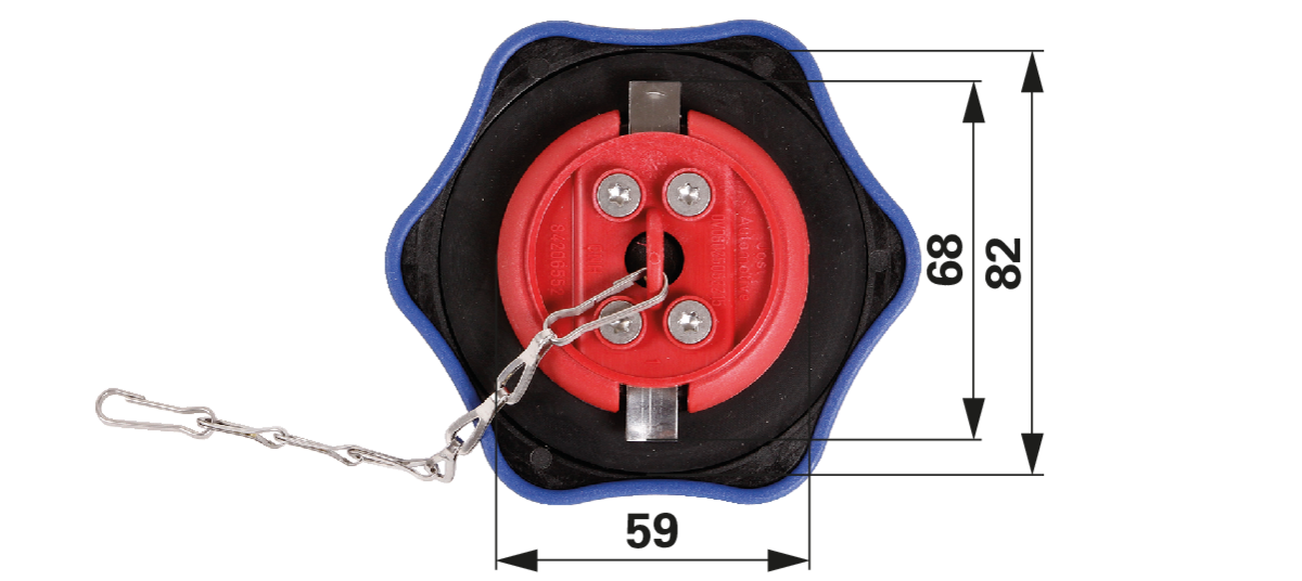 Tankverschluss AdBlue anstelle von CNH 48024751 GartenShop24 - Hochwertige Gartengeräte