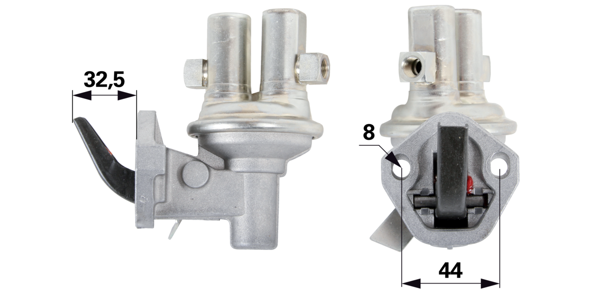 Kraftstoffpumpe ohne Dichtring anstelle von John Deere RE42211 GartenShop24 - Hochwertige Gartengeräte