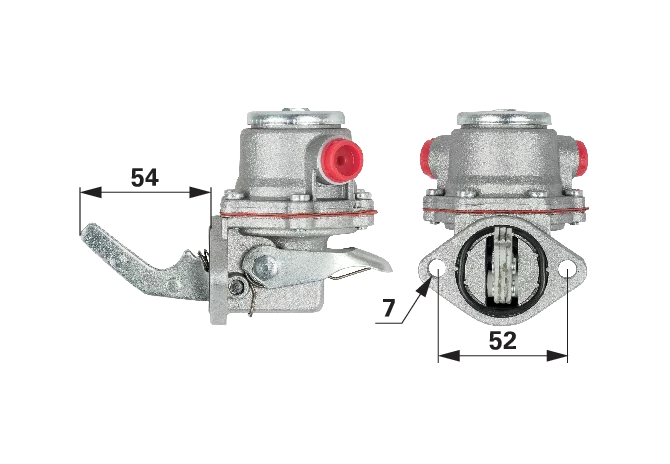 Kraftstoffpumpe zu Motortyp Hanomag BCD 2719 GartenShop24 - Hochwertige Gartengeräte