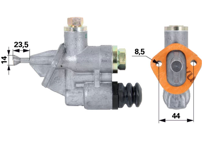 Kraftstoffpumpe anstelle von Case IH J936317 mit Dichtung GartenShop24 - Hochwertige Gartengeräte