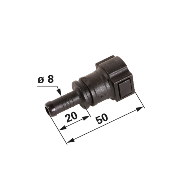 Verbindung Kraftstoffleitung anstelle von Perkins 3763A046 GartenShop24 - Hochwertige Gartengeräte