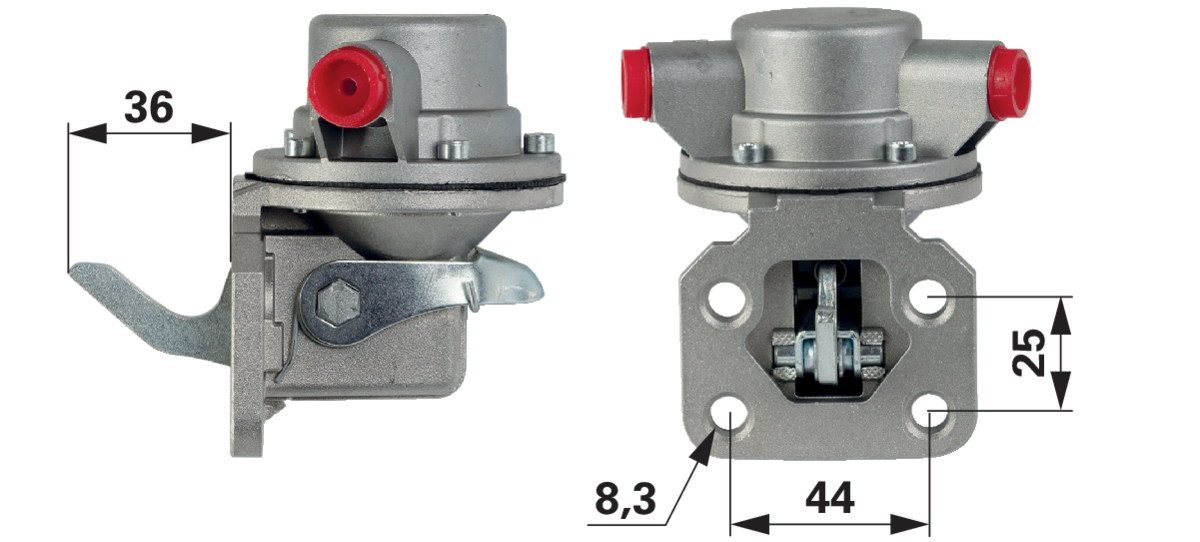 Kraftstoffpumpe anstelle von Perkins 2641725 mit Dichtung GartenShop24 - Hochwertige Gartengeräte