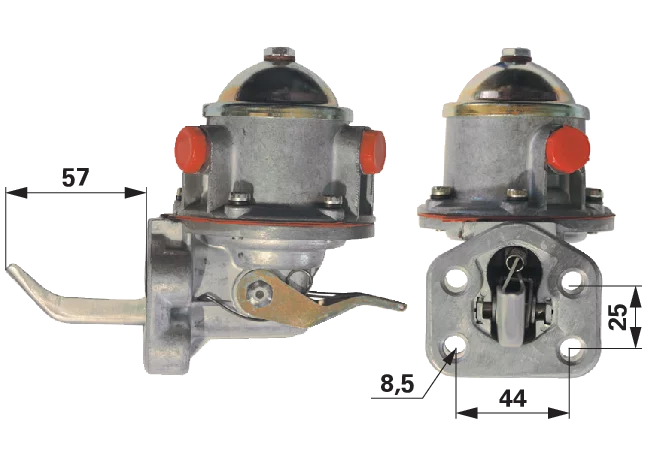 Kraftstoffpumpe anstelle von Perkins ULPK0002 mit Dichtung GartenShop24 - Hochwertige Gartengeräte