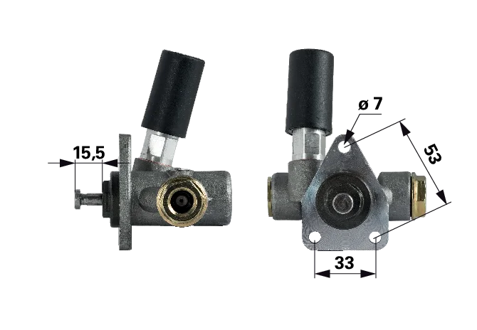 Kraftstoffpumpe anstelle von Massey Ferguson 3637646M91 – ohne Dichtring GartenShop24 - Hochwertige Gartengeräte