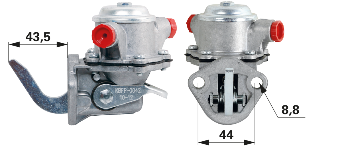 Kraftstoffpumpe anstelle von Massey Ferguson 826154M91 Gewinde 1/2" UNF GartenShop24 - Hochwertige Gartengeräte