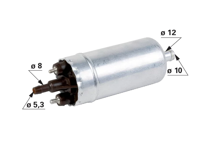 Kraftstoffpumpe elektrisch 12 V passend für Deutz-Fahr 0.012.6508.3 GartenShop24 - Hochwertige Gartengeräte