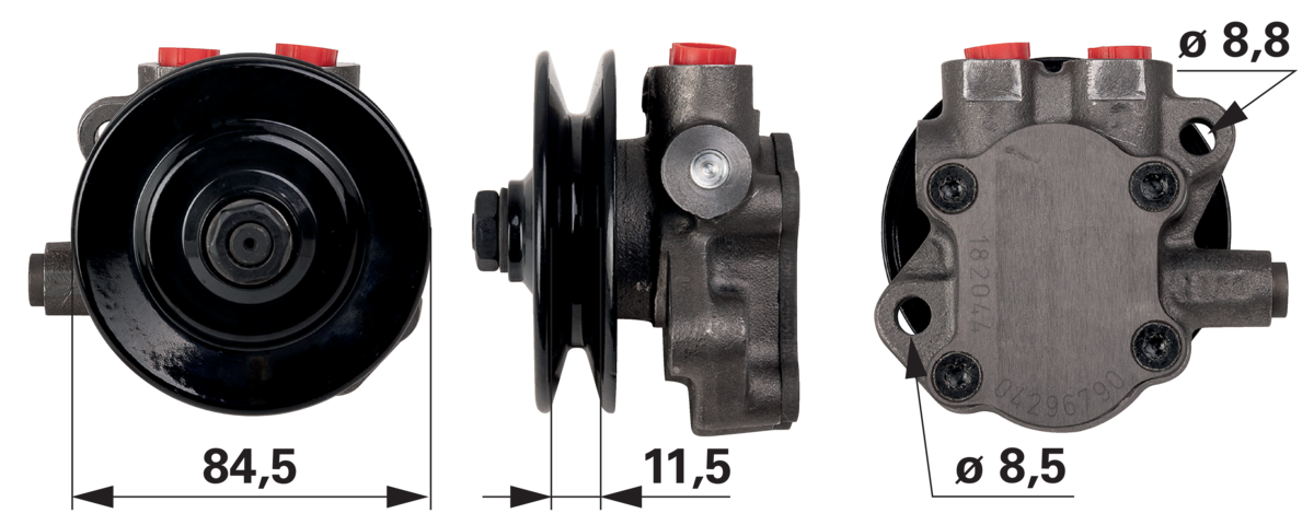 Kraftstoffpumpe passend zu Deutz-Fahr Lochdurchmesser 8,5 mm GartenShop24 - Hochwertige Gartengeräte