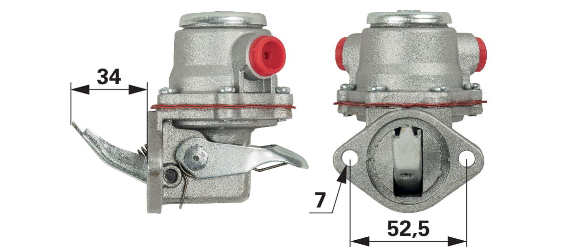 Kraftstoffpumpe anstelle von Deutz-Fahr 04157223 GartenShop24 - Hochwertige Gartengeräte
