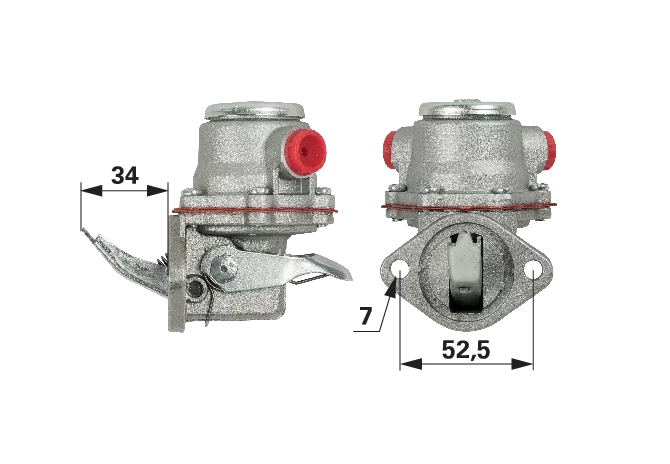 Kraftstoffpumpe anstelle von Deutz-Fahr 04157223 GartenShop24 - Hochwertige Gartengeräte