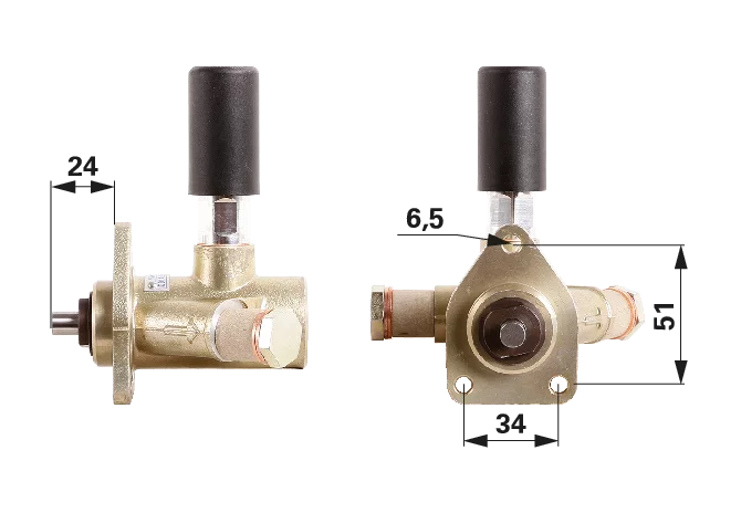 Kraftstoffpumpe anstelle von Zetor 933383 mit Dichtung GartenShop24 - Hochwertige Gartengeräte