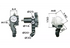 Wasserpumpe anstelle von Steyr 162000060735 mit Dichtung und 2 O-Ringen GartenShop24 - Hochwertige Gartengeräte