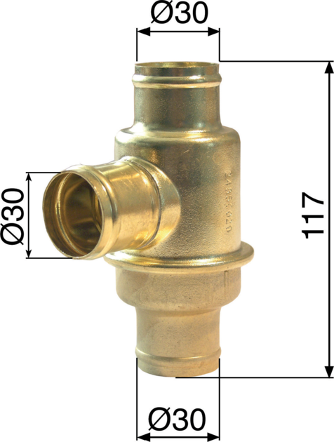 Thermostat passend zu Perkins-Motor anstelle von Steyr 299992A1 GartenShop24 - Hochwertige Gartengeräte