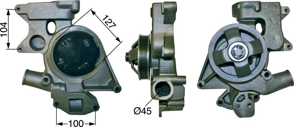 Wasserpumpe mit Dichtung anstelle von New Holland 87800712 GartenShop24 - Hochwertige Gartengeräte