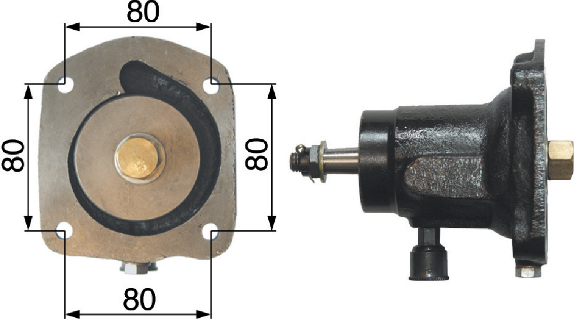 Wasserpumpe mit Dichtung anstelle von Fendt F139200610110 GartenShop24 - Hochwertige Gartengeräte