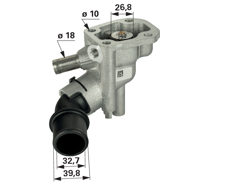 Thermostat mit Gehäuse anstelle von Perkins T412249 GartenShop24 - Hochwertige Gartengeräte