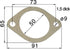 Dichtung anstelle von Massey Ferguson 7650482M1 GartenShop24 - Hochwertige Gartengeräte