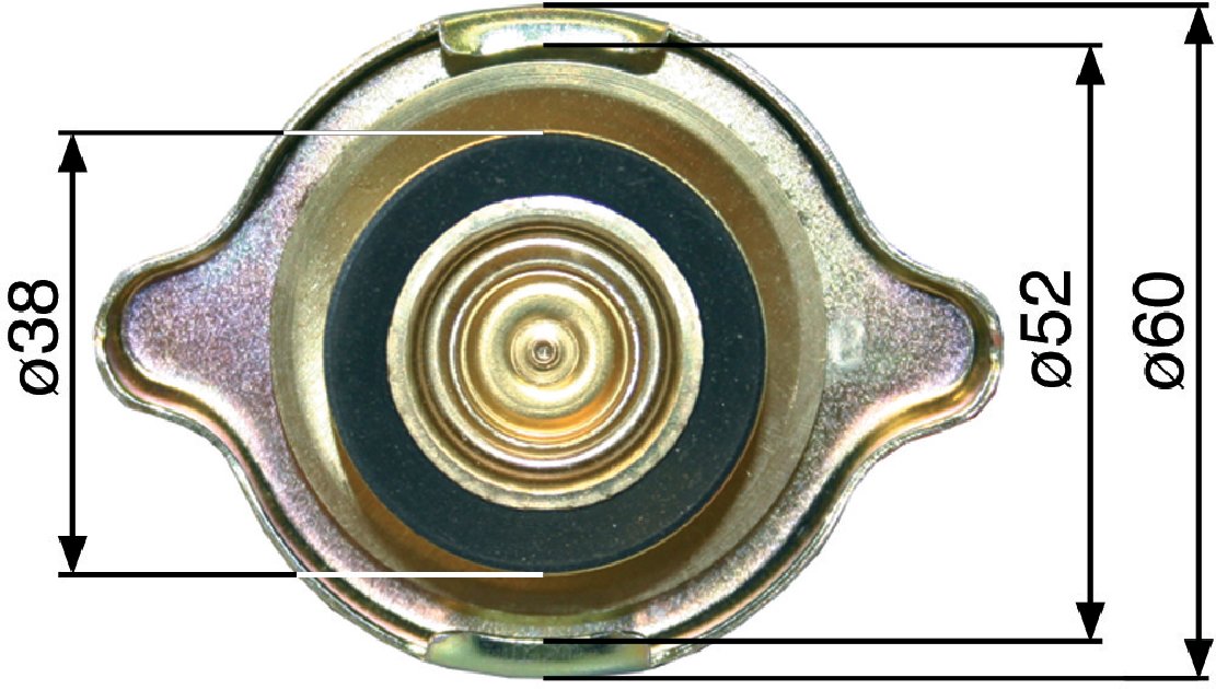 Kühlerverschluss Anschluss 36,5 mm anstelle von Steyr 162000530701 GartenShop24 - Hochwertige Gartengeräte