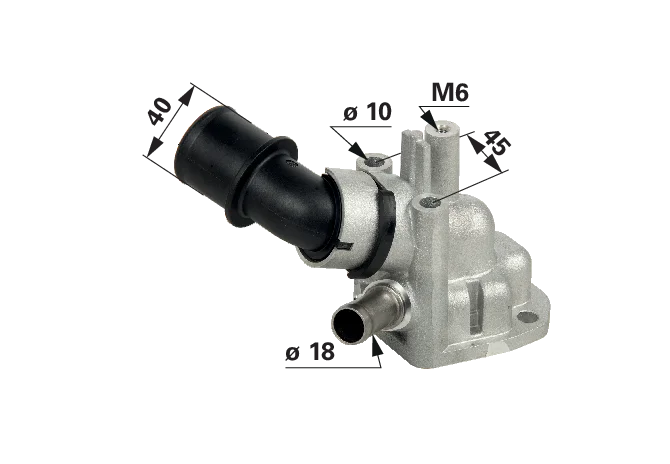 Thermostat mit Gehäuse anstelle von CNH 5801964574 GartenShop24 - Hochwertige Gartengeräte